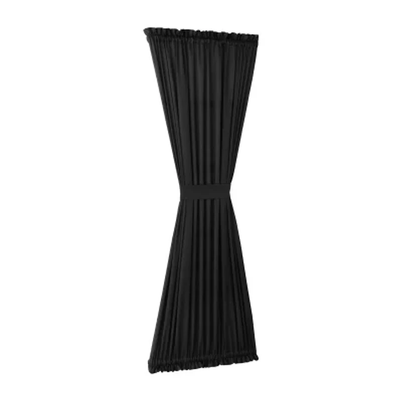 Sun Zero Emory Light-Filtering Rod Pocket Single Door Panel Curtain