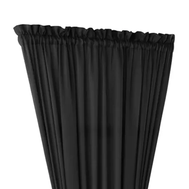Sun Zero Emory Light-Filtering Rod Pocket Single Door Panel Curtain