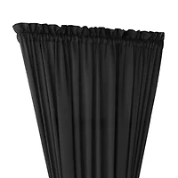 Sun Zero Emory Light-Filtering Rod Pocket Single Door Panel Curtain