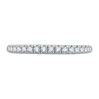 (H-I / I1) Womens 1/4 CT. T.W. Lab Grown White Diamond 10K Gold Wedding Band