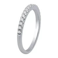 (H-I / I1) Womens 1/4 CT. T.W. Lab Grown White Diamond 10K Gold Wedding Band