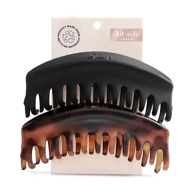 Kitsch Recycled Plastic Large Dome Claw Clips 2pc