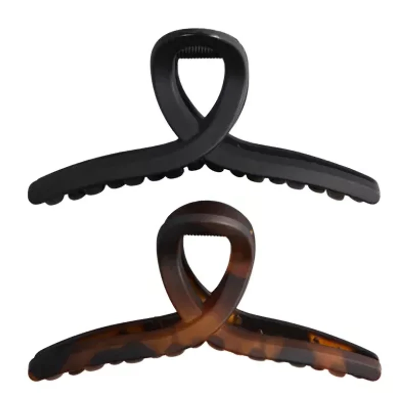 Kitsch Recycled Plastic Large Loop Claw Clips 2pc