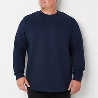 Stylus Mens Crew Neck Long Sleeve Big and Tall T-Shirt