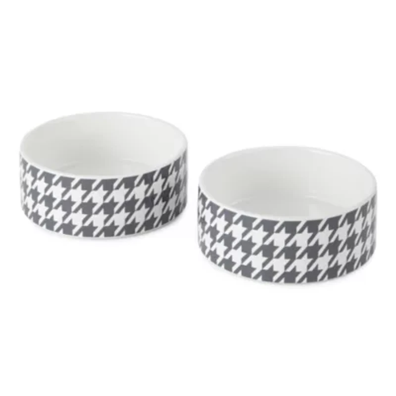 Paw & Tail Pet Food and Water Bowl Set of 2