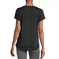 Xersion Womens Performance V Neck Short Sleeve T-Shirt