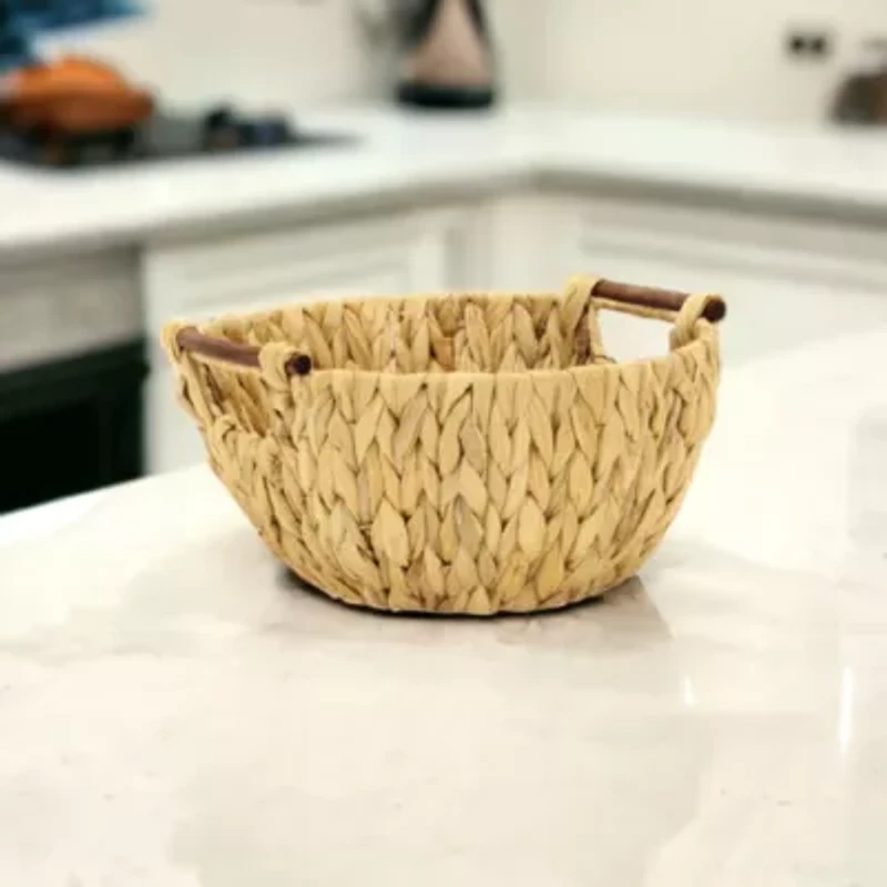 Woven Water Hyacinth Basket