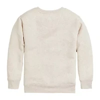 Disney Collection Moana 2 Maui Little & Big Kid Girls Crew Neck Long Sleeve Princess Sweatshirt