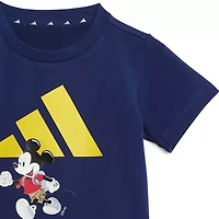 adidas x Disney Boys 2-pc. Mickey Mouse Short Set