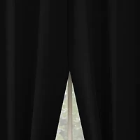No 918 Brandon Magnetic Closure Grommet Top Light-Filtering Set of 2 Curtain Panel