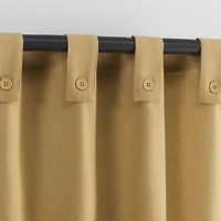Archaeo Boulder Tab Top Sheer Single Curtain Panel
