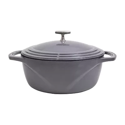 Lodge USA Enameled Cast Iron Dutch Oven