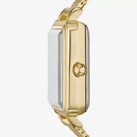 Geneva Womens Gold Tone Stainless Steel Strap Watch Fmdjm307