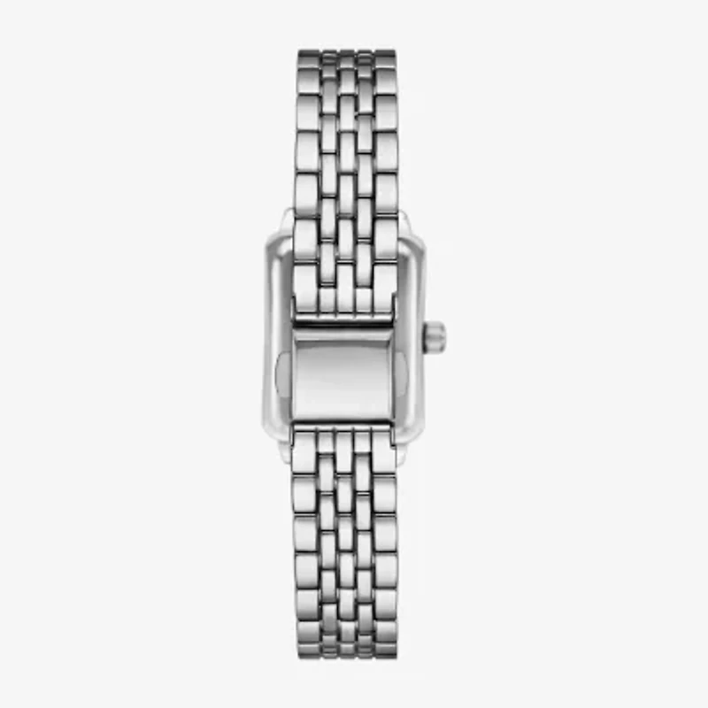 Geneva Womens Crystal Accent Silver Tone Bracelet Watch Fmdjm308