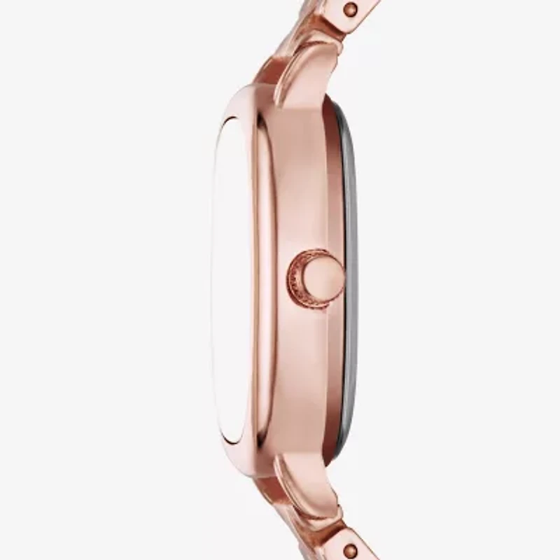 Geneva Womens Rose Goldtone Bracelet Watch Fmdjm310
