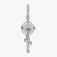 Geneva Womens Crystal Accent Silver Tone Bracelet Watch Fmdjm311