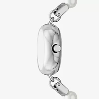 Geneva Womens Crystal Accent Silver Tone Bracelet Watch Fmdjm311