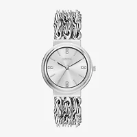 Geneva Womens Silver Tone Bracelet Watch Fmdjm313