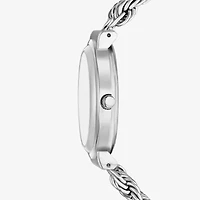 Geneva Womens Silver Tone Bracelet Watch Fmdjm313