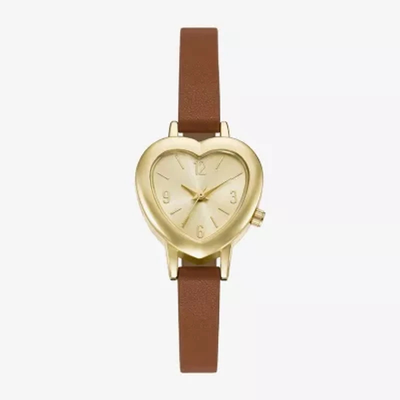 Womens Brown Strap Watch Fmdjo326