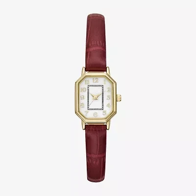 Womens Red Strap Watch Fmdjo332