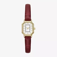 Womens Red Strap Watch Fmdjo332