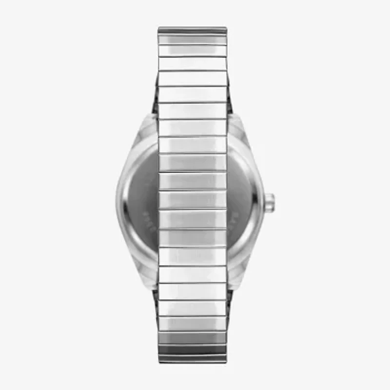 Mens Silver Tone Stainless Steel Expansion Watch Fmdjo333