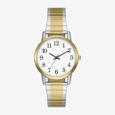 Mens Two Tone Stainless Steel Expansion Watch Fmdjo334