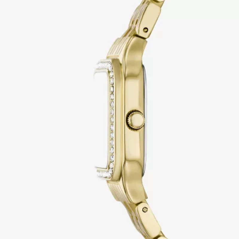 Womens Crystal Accent Gold Tone 6-pc. Watch Boxed Set Fmdjset361