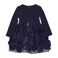 Bonnie Jean Baby Girls Long Sleeve Empire Waist Dress
