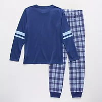 Sleep On It Little & Big Kid Boys Crew Neck Long Sleeve 2-pc. Pajama Sets