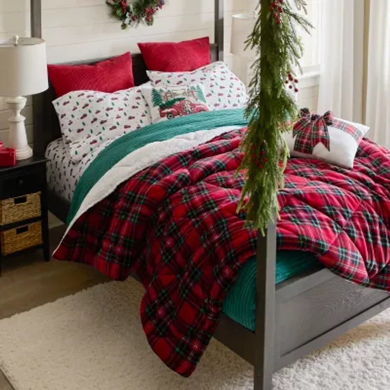 North Pole Trading Co. Mink To Sherpa Reversible Comforter