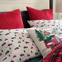 North Pole Trading Co. Holiday Corduroy Euro Sham