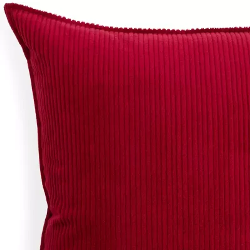 North Pole Trading Co. Holiday Corduroy Euro Sham