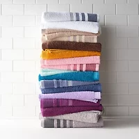 Home Expressions Solid & Stripe Bath Towel