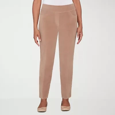 Alfred Dunner Vienna Womens Straight Corduroy Pant