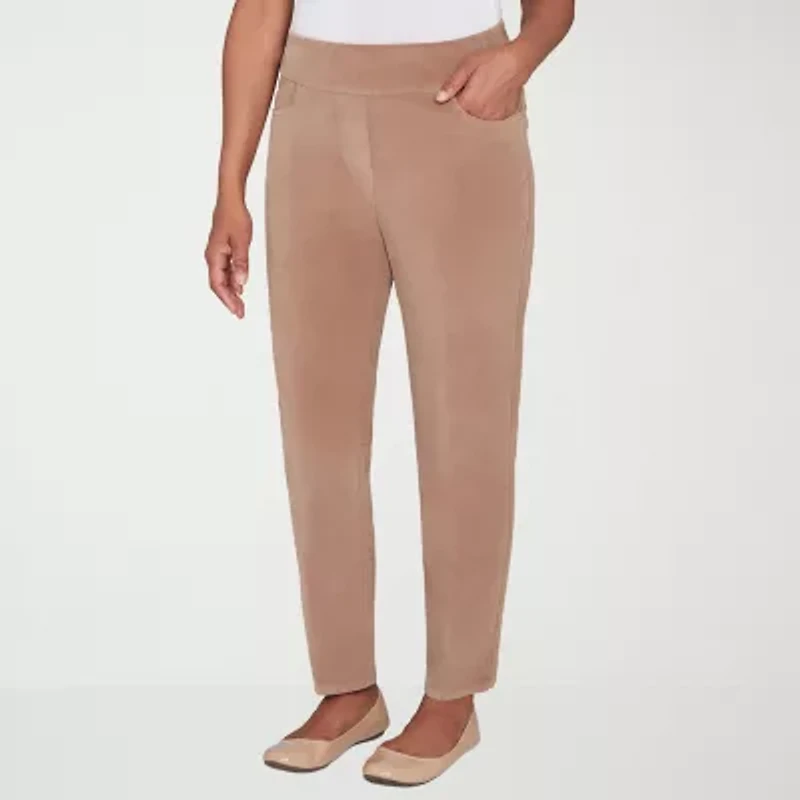 Alfred Dunner Vienna Womens Straight Corduroy Pant