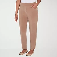 Alfred Dunner Vienna Womens Straight Corduroy Pant