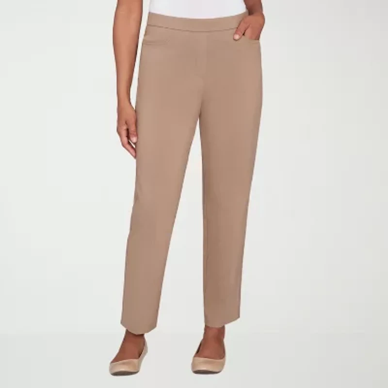 Alfred Dunner Vienna Womens Straight Pull-On Pant
