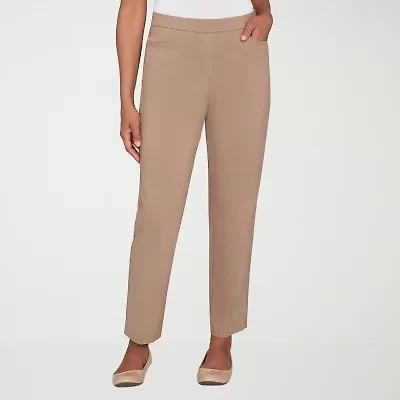 Alfred Dunner Vienna Womens Straight Pull-On Pant