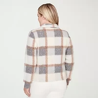 Alfred Dunner Vienna Womens Lightweight Bomber Jacket