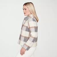Alfred Dunner Vienna Womens Lightweight Bomber Jacket