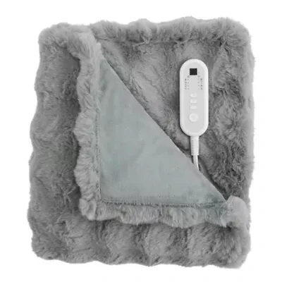 Martha Stewart Bubble Heated Throw