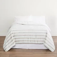 North Pole Trading Co. Faux Fur Comforter