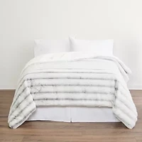 North Pole Trading Co. Faux Fur Comforter