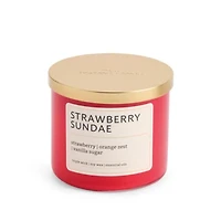 Distant Lands Strawberry Sundae 3-Wick Scented Jar Candle