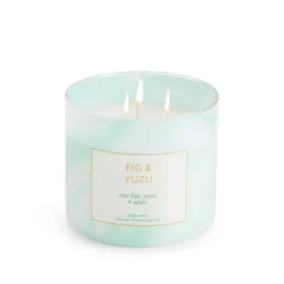 Distant Lands Fig & Yuzu 3-Wick Scented Jar Candle