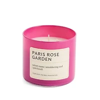 Distant Lands Paris Rose Garden 3-Wick Scented Jar Candle