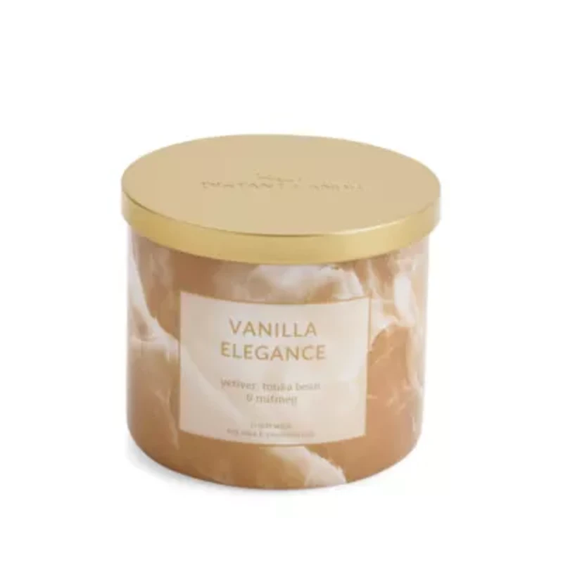 Distant Lands Vanilla Elegance 3-Wick Scented Jar Candle