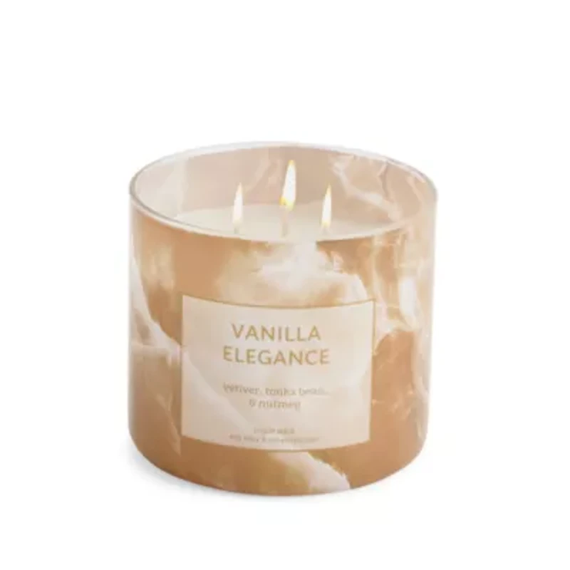 Distant Lands Vanilla Elegance 3-Wick Scented Jar Candle